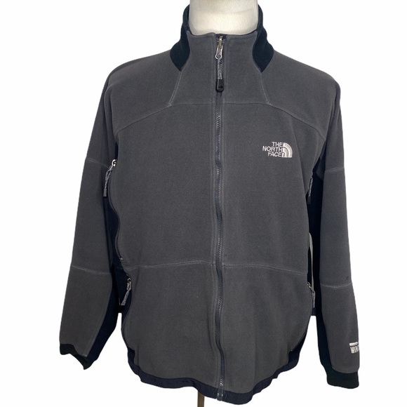 The North Face Gray Fleece Gore Windstopper Jacket - Picture 1 of 13